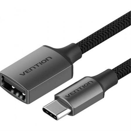 Cabo USB 2.0 Vention CCWHB/ USB-C Macho - USB Fêmea/ 15cm