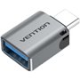 Adaptador USB 3.0 Vention CDQH0/ USB-C Macho - USB Fêmea