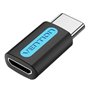 Adaptador USB Vention CDXB0/ USB-C Macho - MicroUSB Fêmea