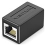 Adaptador Ficha RJ45 Vention IPVB0/ Cat.6 FTP/ RJ45 Fêmea - RJ45 Fêmea/ Preto