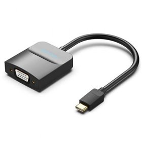 Adaptador USB-C Vention TDDBB/ USB-C Macho - VGA Fêmea