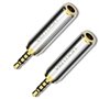 Adaptador Jack Vention VAB-S02/ Jack 2.5 Macho - Jack 3.5 Fêmea/ Plata