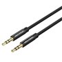 Cabo Stereo Vention BAGBF/ Jack 3.5 Macho - Jack 3.5 Macho/ 1m/ Preto