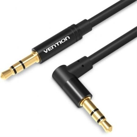 Cabo Stereo Vention BAKBG-T/ Jack 3.5 Macho - Jack 3.5 Macho/ 1.5m/ Preto