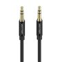 Cabo Stereo Vention BAXBF/ Jack 3.5 Macho - Jack 3.5 Macho/ 1m/ Preto