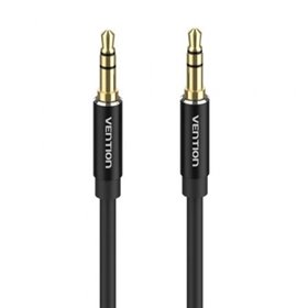 Cabo Stereo Vention BAXBF/ Jack 3.5 Macho - Jack 3.5 Macho/ 1m/ Preto