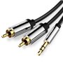 Cabo Stereo Vention BCFBJ/ Jack 3.5 Macho - 2x RCA Macho/ 5m/ Preto