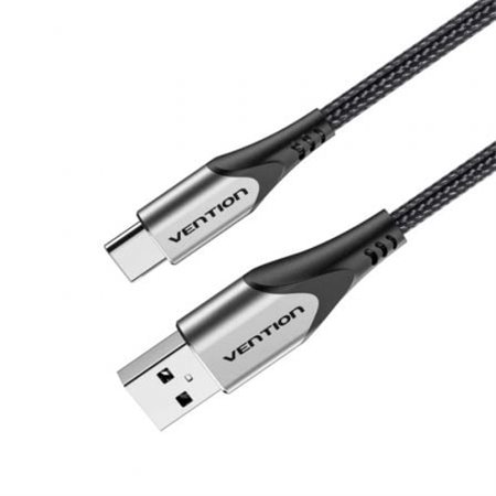 Cabo USB 2.0 USB-C Vention CODHF/ USB Macho - USB-C Macho/ Até 60W/ 480Mbps/ 1m/ Cinza