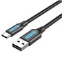 Cabo USB 2.0 USB-C Vention COKBH/ USB Macho - USB-C Macho/ Até 60W/ 480Mbps/ 2m/ Cinza