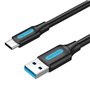 Cabo USB 3.0 USB-C Vention COZBF/ USB Macho - USB-C Macho/ Até 60W/ 5Gbps/ 1m/ Preto