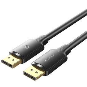 Cabo Conversor Vention HAKBH/ DisplayPort Macho - DisplayPort 4K Macho/ 2m/ Preto