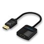 Conversor Vention HBGBB/ DisplayPort Macho - HDMI Fêmea/ 15cm/ Preto