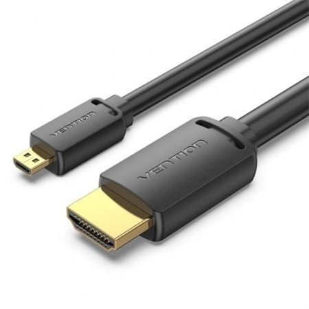 Cabo Micro HDMI 2.0 4K Vention AGIBF/ HDMI Macho - Micro HDMI Macho/ 1m/ Preto