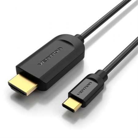 Cabo Conversor HDMI 1.4 4K Vention CGUBG/ USB-C Macho - HDMI Macho/ 1.5m/ Preto