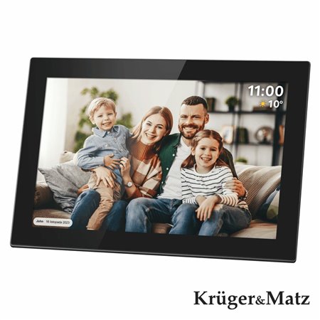 Moldura Digital Frameo Wi-Fi 10.1" Preto Kruger Matz