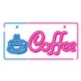 Luz LED Neon em Forma de Letras Coffee