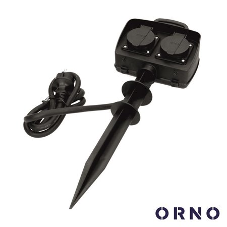 Extensão Elétrica 2X Schuko IP44 Exterior 1.5M Orno