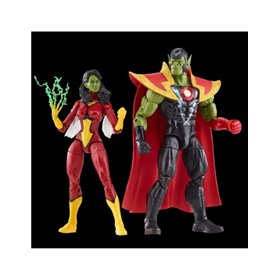 Figura hasbro marvel legends series vingadores skrull queen & super - skrull Figura hasbro marvel legends series vingadores skrull queen & super - skrull