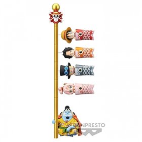 Figura banpresto figura colecionável mundial de uma peça - serpentina de carpa - 6cm 12 unidades Figura banpresto figura colecionável mundial de uma peça - serpentina de carpa - 6cm 12 unidades