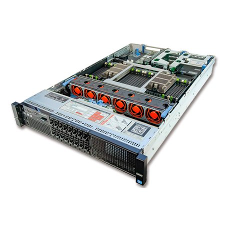 Dell PowerEdge R820 2U Rack, Xeon Octa Core 2.2GHz, 192 GB RAM, 300 GB SAS - Recondicionado