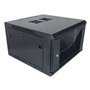 Aiten Data AI6412 12U Armário de Parede Profundidade 450 - Porta de Vidro - Trava de Segurança - Inclui Bandeja Fixa e Ventilado