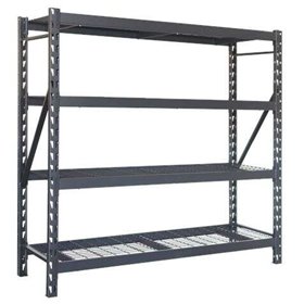 Prateleira Metálica Ajustável Blim - Dimensões 195x183x61mm - Suporte 700kg por prateleira - Fácil Montagem - Revestimento em Pó