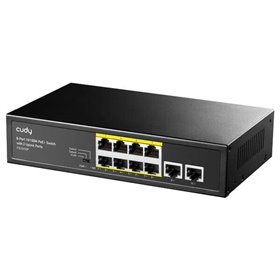 Cudy FS1010P Switch PoE+ de 8 portas 10/100M com 2 portas Uplink