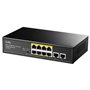 Cudy FS1010PG Switch PoE+ de 8 portas 10/100M com 2 portas Uplink
