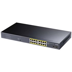 Cudy GS1020PS2 Switch Gigabit PoE+ de 16 portas com 2 portas Gigabit SFP