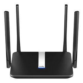 Cudy LT500 AC1200 4G LTE Roteador WiFi de banda dupla - 1 porta Wan de 10/100 Mbps e 3 portas Lan de 10/100 Mbps - 4 antenas ext
