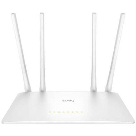 Cudy WR1200 Smart WiFi Router AC1200 Dual Band - 1 porta Wan 100/10 Mbps e 4 portas Lan 100/10 Mbps - 4 antenas externas