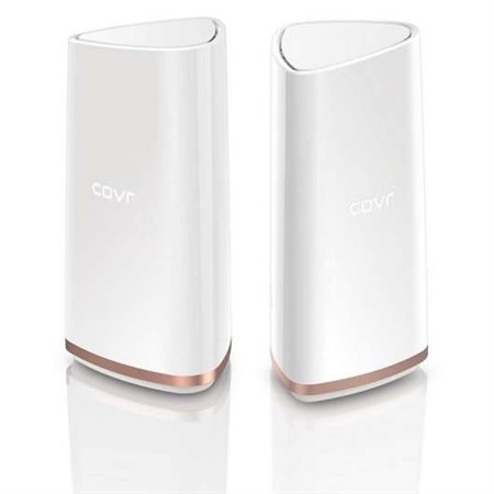 D-Link Tri-Band Mesh WiFi System 2 pontos de acesso AC WiFi 2200 Mbps Wave 2 MU-MIMO - portas LAN e WAN