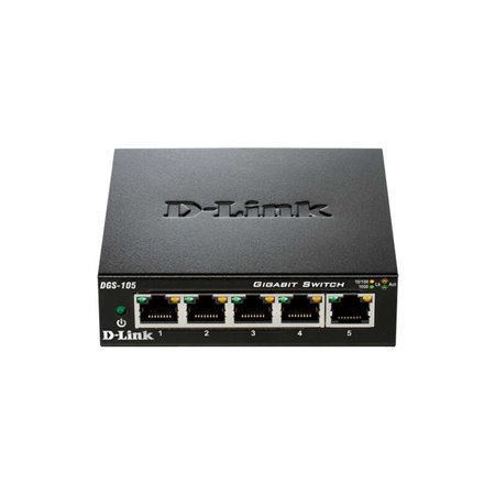 Switch D-Link 5 Portas Gigabit 10/100/1000 Mbps