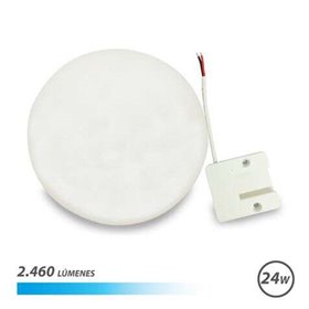 Plafon redondo Elbat com base fixa LED 24W 2460lm - Luz fria 6500K - Diâmetro 18cm