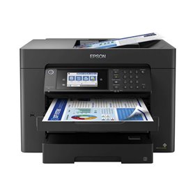 Impressora multifuncional colorida Epson Workforce WF7840DTWF A3 Duplex Fax WiFi 25ppm
