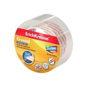 Fita Crystal Seal Erichkrause 48mmx50m - Resistente e Durável - Transparente