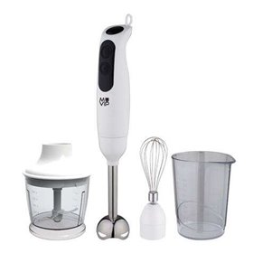 Varinha mágica Muvip 500W + Acessórios - 2 velocidades - Lâmina de aço inoxidável - Termostato de segurança