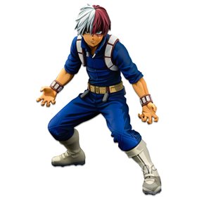 Figura banpresto meu herói academia shoto todoroki wfc super master stars peça duas dimensões Figura banpresto meu herói academia shoto todoroki wfc super master stars peça duas dimensões