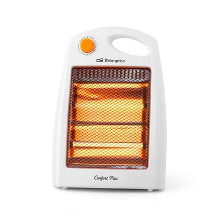 Fogão compacto de quartzo Orbegozo BP 5007 - Calor intenso e uniforme por radiação - 2 níveis de potência - Sistema de segurança