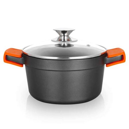 Orbegozo CDH 3020 - Panela de alumínio fundido resistente - Versatilidade e segurança na cozinha - Antiaderente e adequada para 