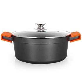 Orbegozo CDH 3028 - Caçarola de alumínio fundido - Cozinha com segurança e versatilidade - Antiaderente e adequada para todos os