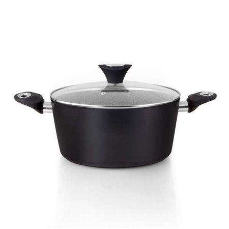Caçarola de alumínio forjado Orbegozo CFM 2022 Fundicook com capacidade de 5,09L - Antiaderente sem Pfoa - Cabo ergonômico e tam