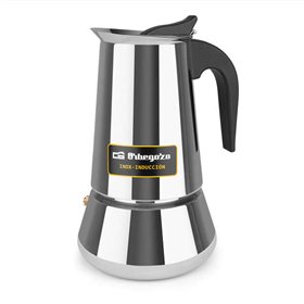 Cafeteira Orbegozo KFI 960 com 9 xícaras para desfrutar em família - Máximo aroma em qualquer tipo de fogo - Cabo ergonômico e f