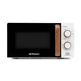Microondas Orbegozo Mi 2122 - Capacidade 20L - Potência 700W - 6 níveis de potência - Temporizador 30min - Descongelação - 230V