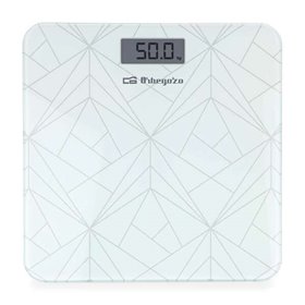 Balança eletrônica de banheiro Orbegozo PB 2218 - Precisão e design elegante para sua saúde e bem-estar - Tela LCD com luz - Ati