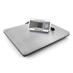 Balança Orbegozo PC 5500 em Aço Inox - Cabo Extensível - Tela Retroiluminada - Capacidade Máxima 200kg - Desligamento Automático