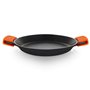 Panela de paella de alumínio fundido Orbegozo PDA - Versatilidade e durabilidade na sua cozinha - Alças de silicone - Antiaderen
