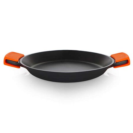 Panela de paella de alumínio fundido Orbegozo PDA - Versatilidade e durabilidade na sua cozinha - Alças de silicone - Antiaderen