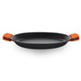 Panela de paella de alumínio fundido Orbegozo PDA - Versatilidade e segurança na cozinha - Alças de silicone - Antiaderente sem 