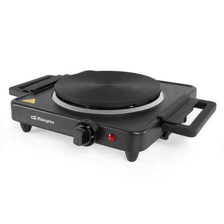 Placa Elétrica Dobrável Orbegozo PE 2815 - Alto Desempenho 1500W - Alças Dobráveis - Indicador Luminoso - Sistema de Segurança A